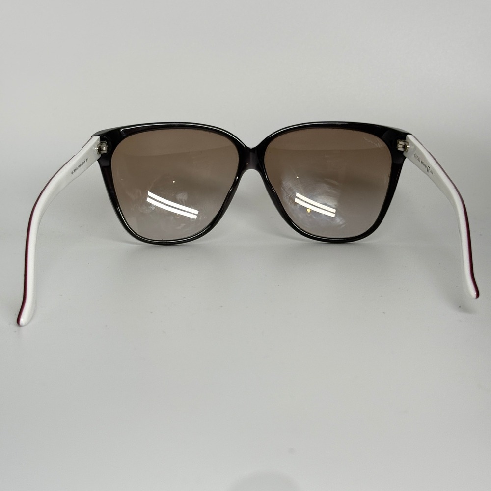 Gucci GG 3539/S 5FB81 Sunglasses Black White Web Stripe 62-11-135 Made in Italy - Picture 5 of 9